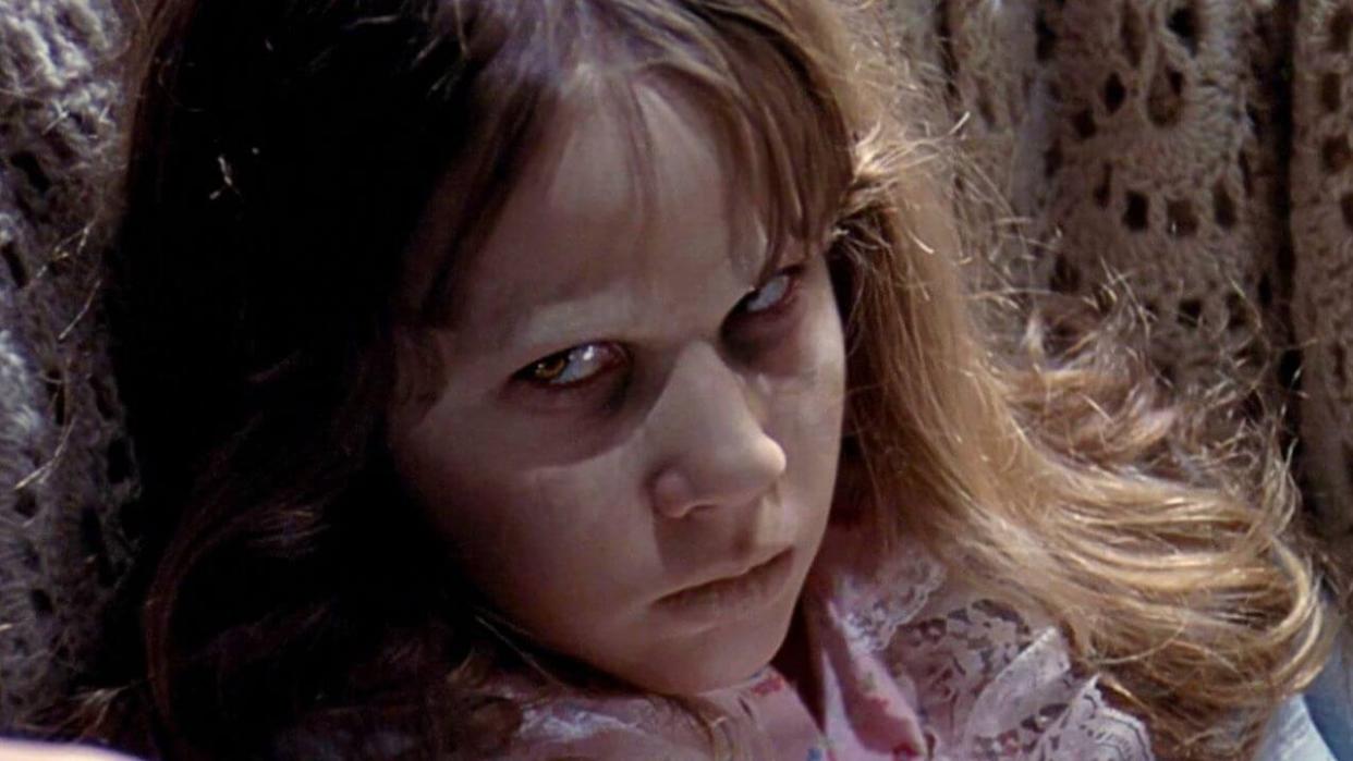  A scary face in The Exorcist 