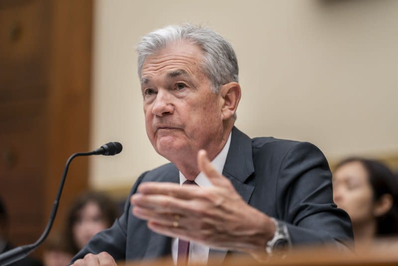 Friday's data will likely influence the Federal Reserve as it weighs its next interest rate decision. File Photo by Ken Cedeno/UPI