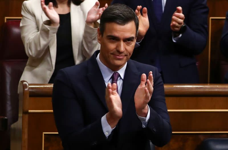 Investiture debate at the Parliament in Madrid