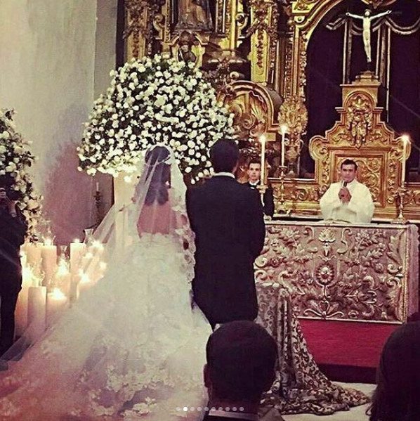 Ximena Navarrete tuvo una boda de ensueño