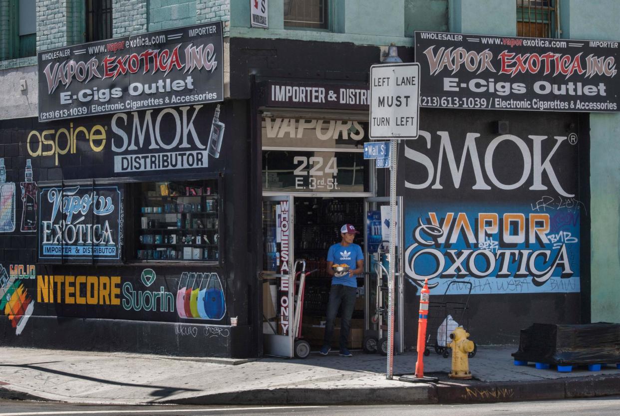 Health authorities across the country are investigating problems associated with vaping: Getty