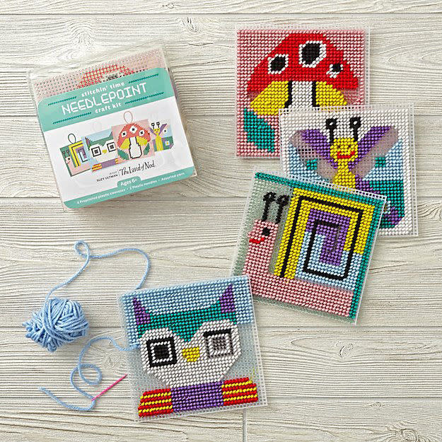 Stitchin' Time Needlepoint Kit