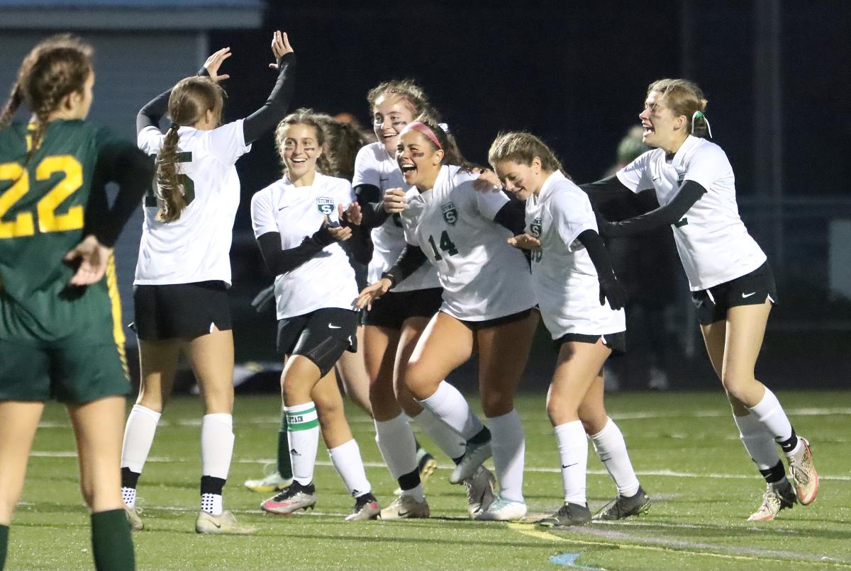 Hailey's hat trick powers Stowe girls soccer to D-III championship four ...