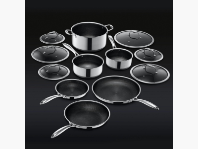 A Writer's Review of Hexclad's Hybrid Nonstick Stainless Steel Pan