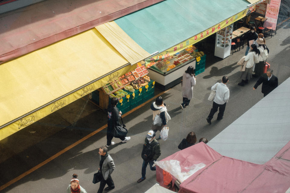 Tokyo photographed by Benedetta Ristori, as part of the "Flight Crossing" project by Uniqlo.