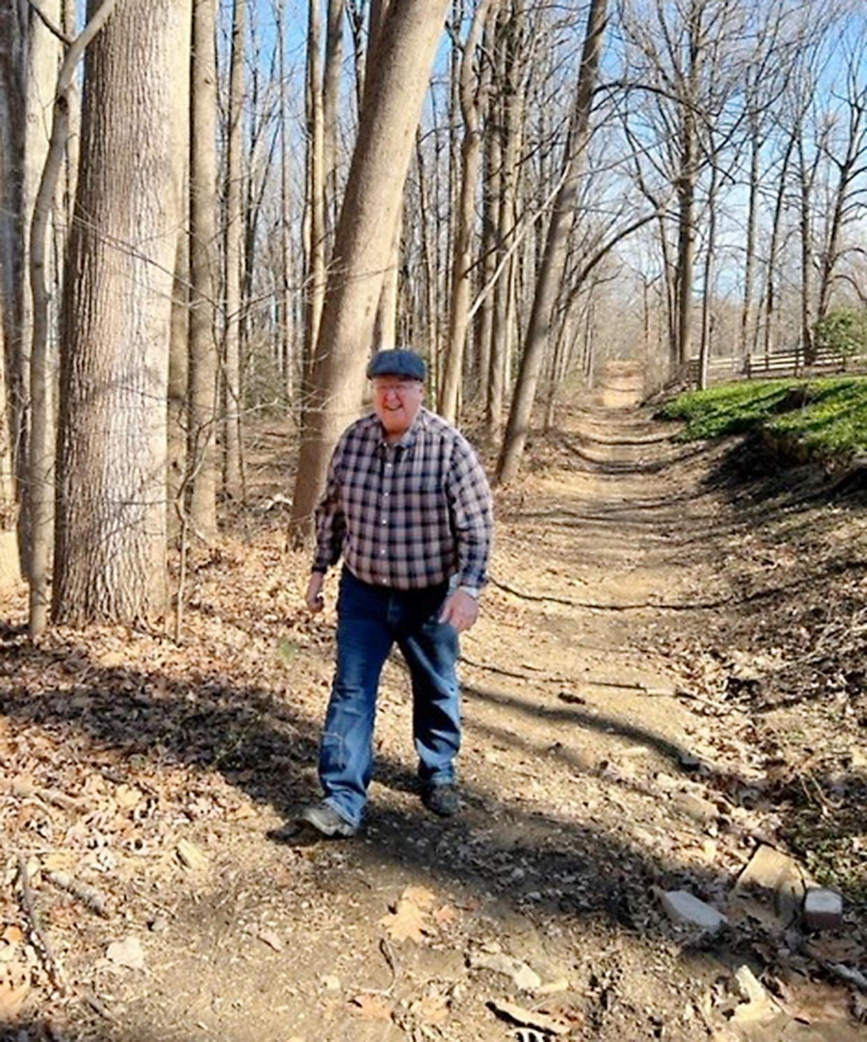 Dale Lehman realized something was seriously wrong when he had to stop to catch his breath multiple times on one of his regular walks.  (Courtesy Dale Lehman)