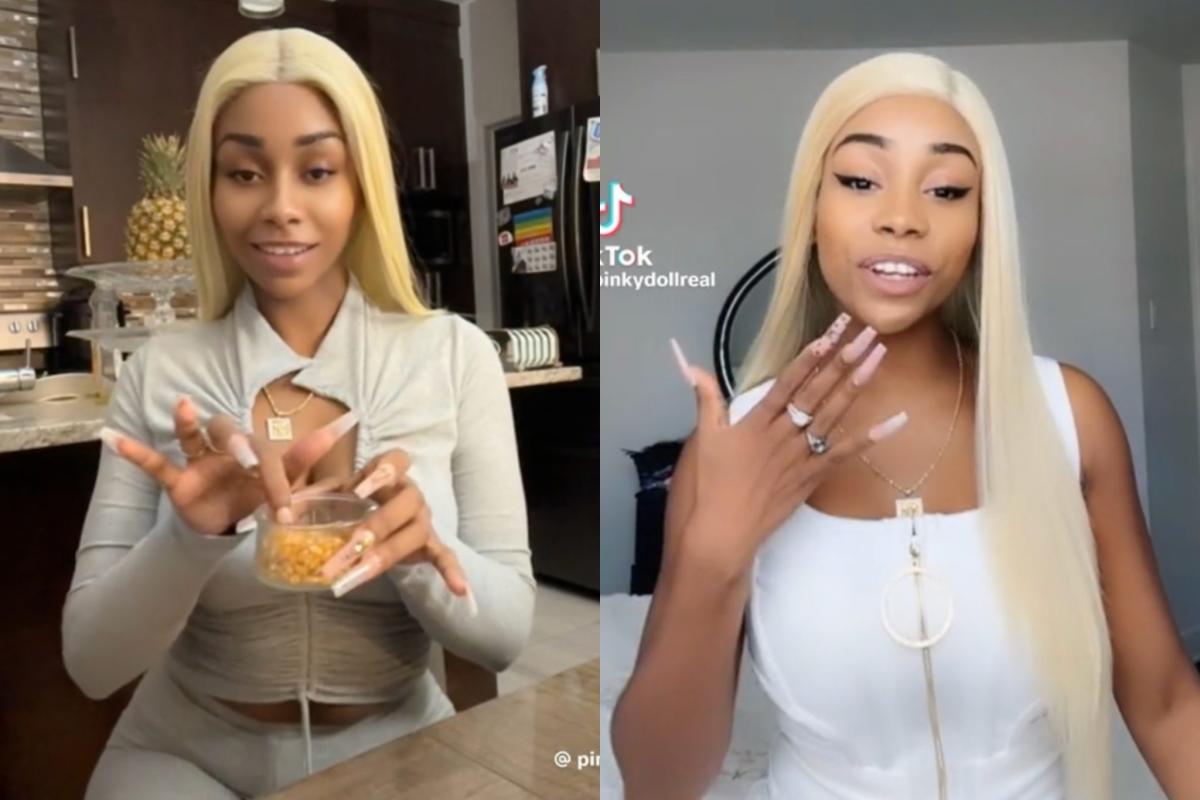 TikTok creator PinkyDoll is making $7,000 a day by repeating bizarre  gestures and phrases like gang gang and ice-cream so good on loop