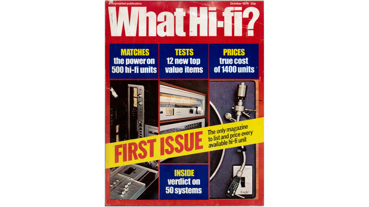  1st issue of What Hi-FI? cover. 