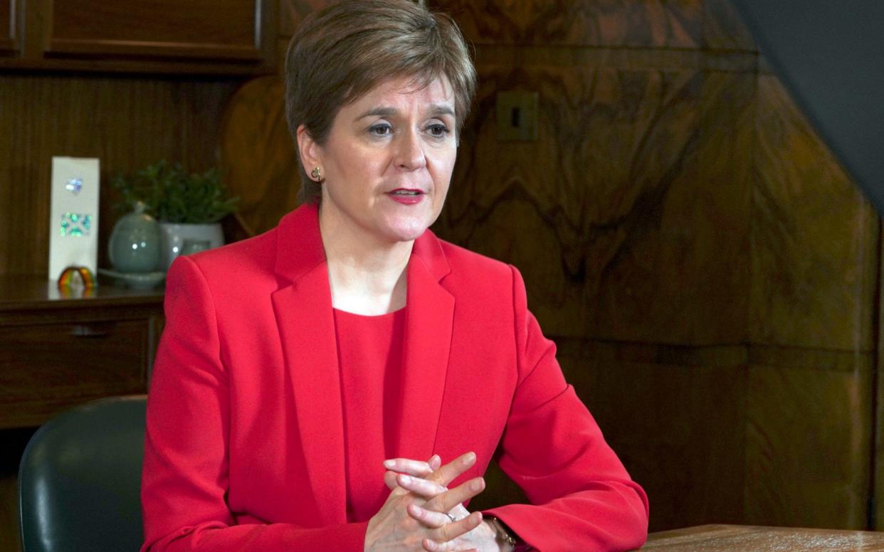 Nicola Sturgeon has kicked off her 2021 independence campaign - PA
