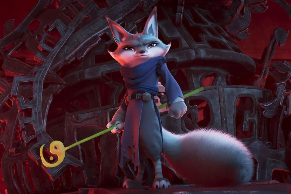 Zhen, voiced by Awkwafina, is a mischievous fox. AP / Universal