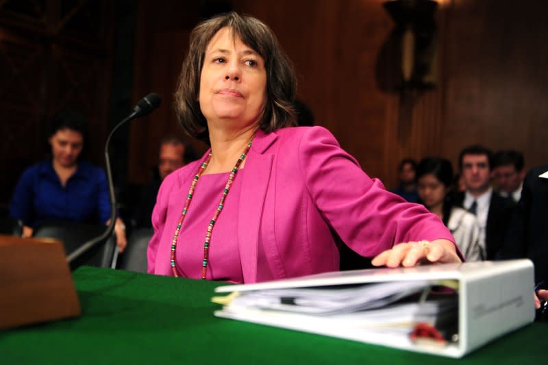 Former FDIC Chair Sheila Bair, an appointee of former President George W. Bush, joined calls Monday for Gruenberg to leave his post, saying how “there is a desperate need for change at the FDIC.” File Photo by Kevin Dietsch/UPI