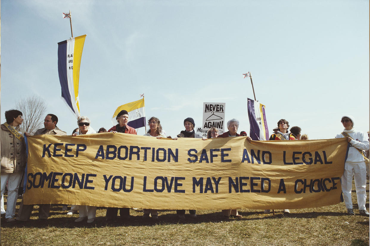 Abortion protest march 1986 Barbara Alper/Getty Images