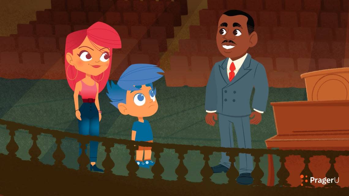 Time-traveling brother and sister Leo and Layla are the main characters in animated videos that take them back into history to meet important people. In this video, they meet Dr. Martin Luther King Jr.