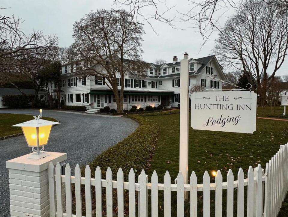 The Huntting Inn “is one of the most beautiful and historic landmarks in the oceanfront village of East Hampton, New York. instagram/easthampton_histsoc