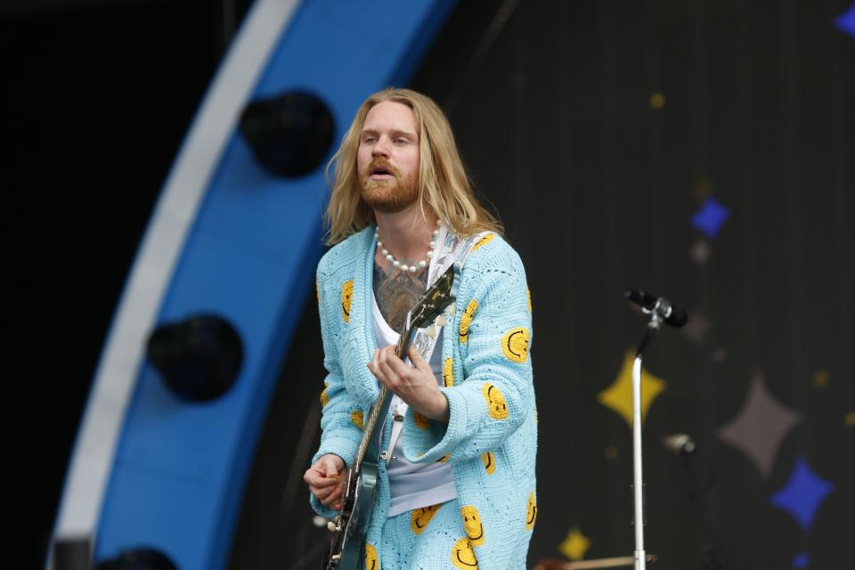 24th June 2023 London UK  Sam Ryder performs at Day Two of American Express Presents BST Hyde Park in London, United, Kingdom.