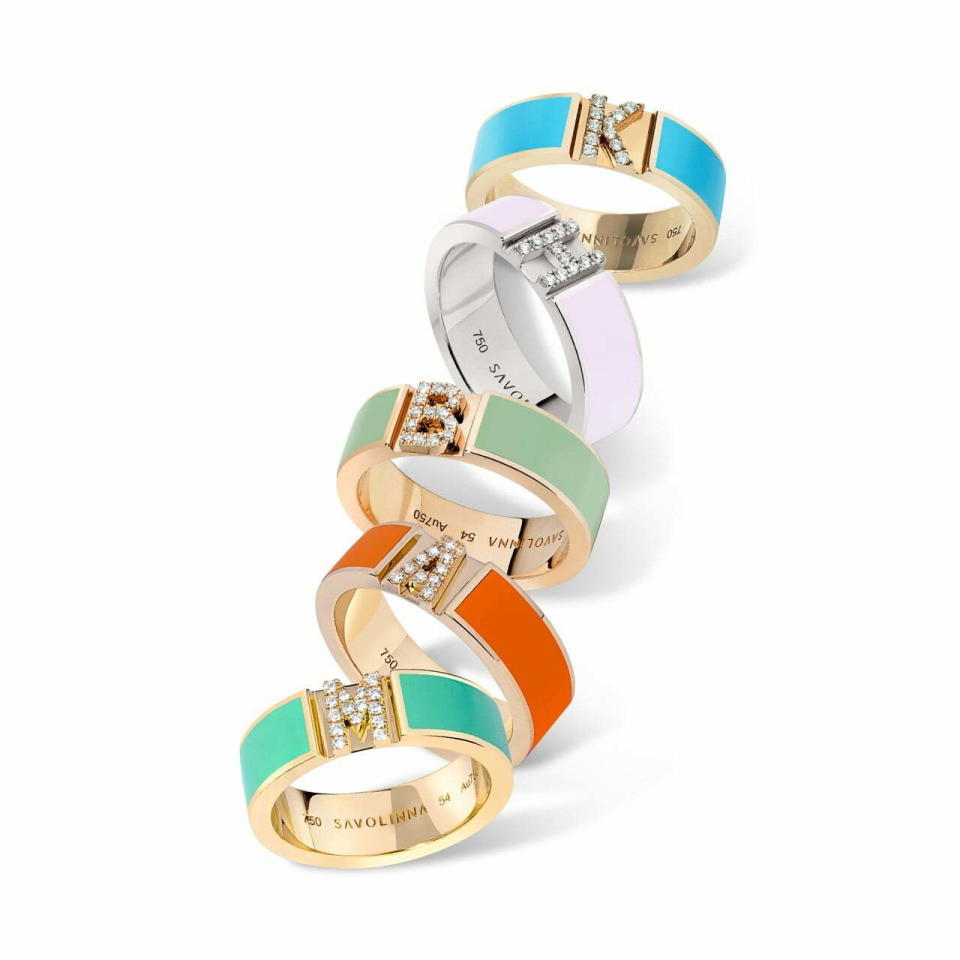 <p><a href="https://www.savolinna.com/jewelry/jewelry/rings/a2z-stack-bands/" rel="nofollow noopener" target="_blank" data-ylk="slk:Shop Now;elm:context_link;itc:0;sec:content-canvas" class="link ">Shop Now</a></p><p>A2Z Stack Bands</p><p>savolinna.com</p><p>$2056.00</p>