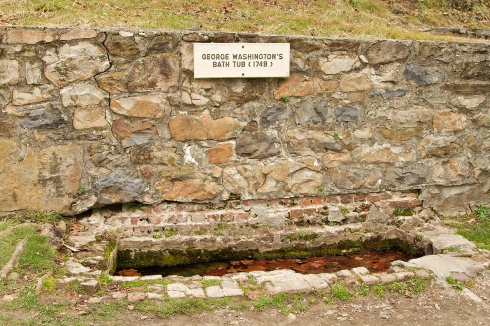 <div class="inline-image__caption"><p>George Washington's bath tub in Berkeley Springs, West Virginia.</p></div> <div class="inline-image__credit">Greg Bethmann/Getty Images</div>