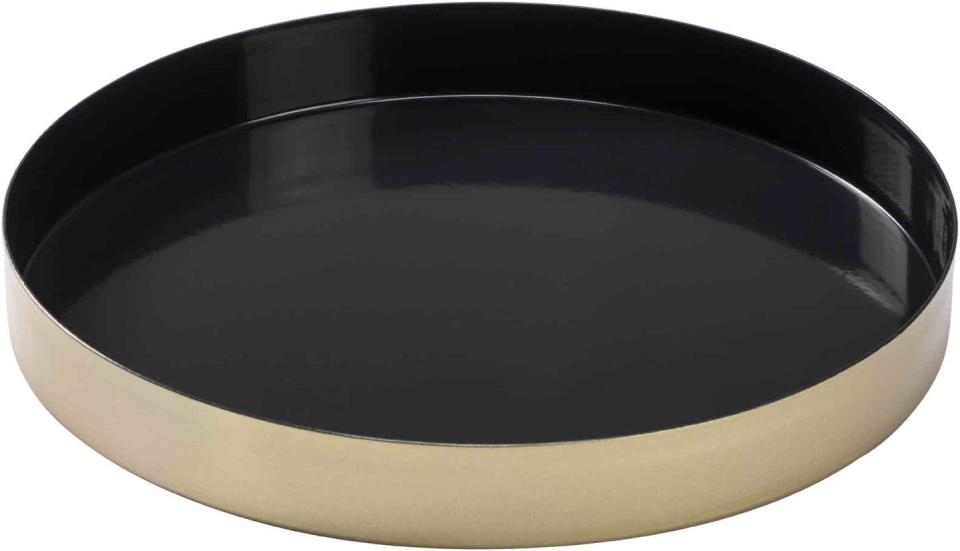 <p>This decorative black tray is the ideal accessory for mantle pieces, the bedroom or your living room area. Perfect for candles, keys and other knick-knacks.</p>