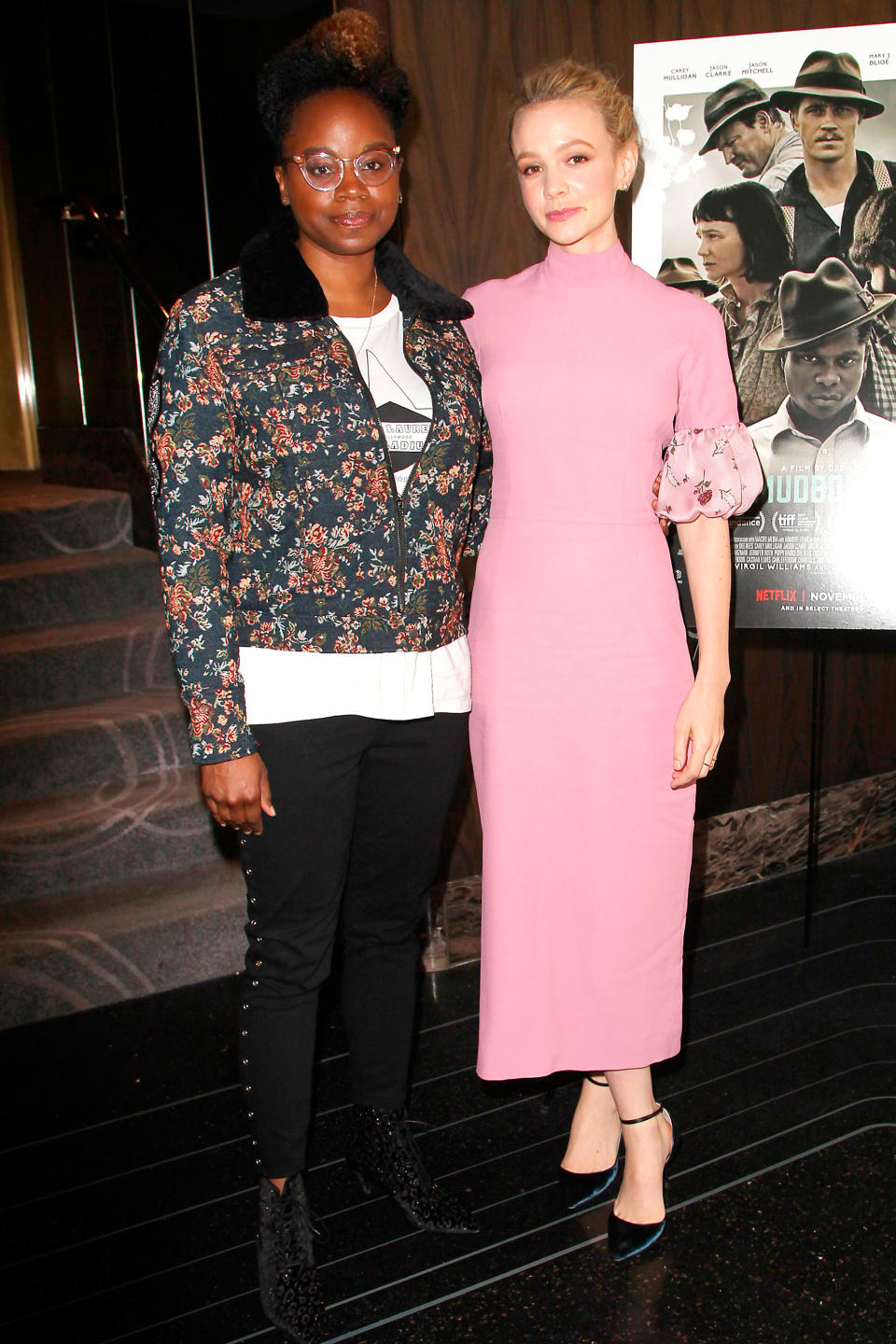 <p><strong>18 November </strong>Carrie Mulligan posed with <em>Mudbound</em> director Dee Rees at a special screening of the film in NYC. The actress wore a pink dress by Emilia Wickstead.</p>