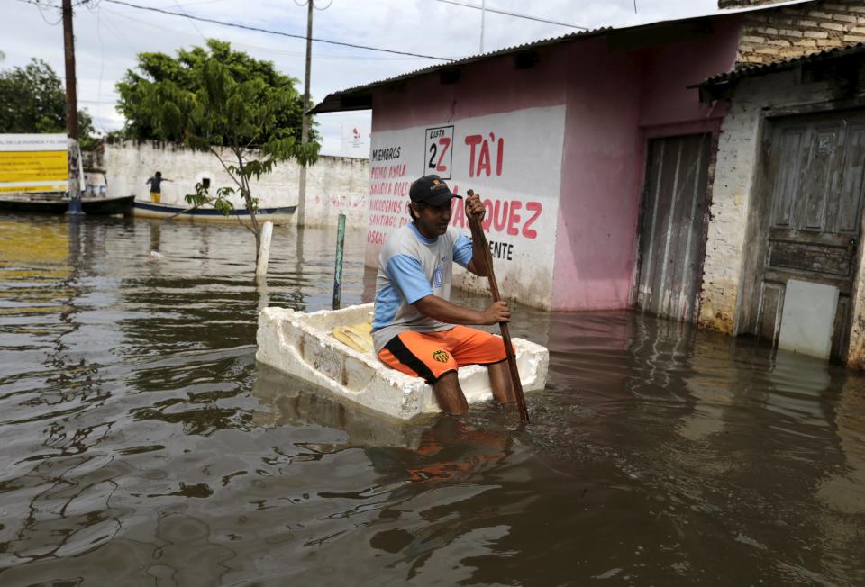 Severe flooding in South America