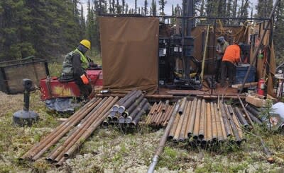 Figure 1: Site of drill hole CV24-537, situated north of CV5, completed for geotechnical purposes and monitoring well installation.