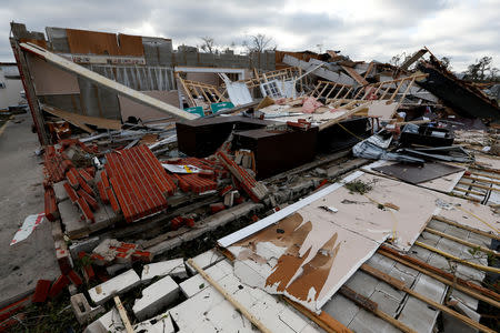 Buildings damaged by Hurricane Michael are seen in Panama City, Florida, U.S. October 11, 2018. REUTERS/Jonathan Bachman