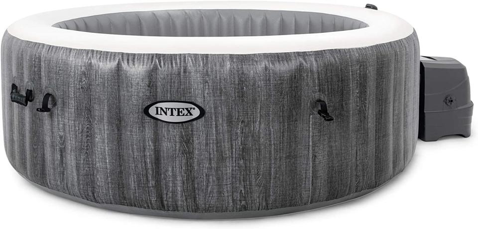 inflatable hot tubs intex purespa greywood deluxe