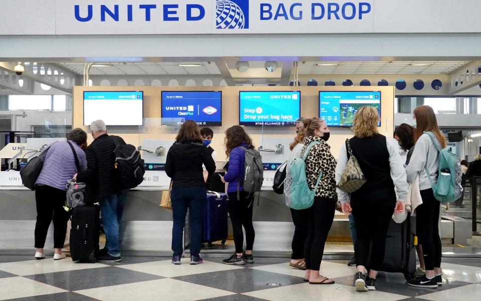 Airport passengers numbers are on the up across the USA - Getty
