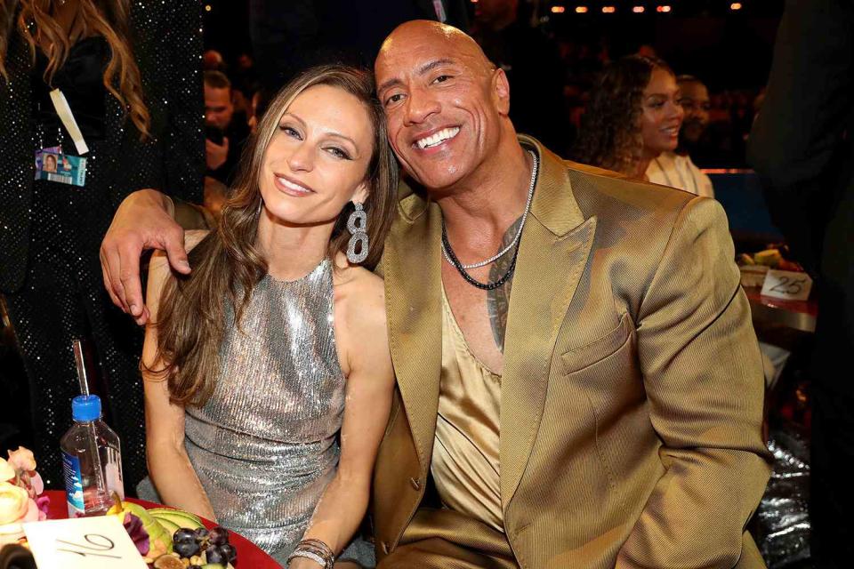 <p>Johnny Nunez/Getty</p> Johnson shared a sweet tribute to wife Lauren on her birthday 