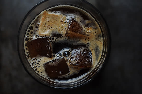 Iced Coffee with Espresso Ice Cubes