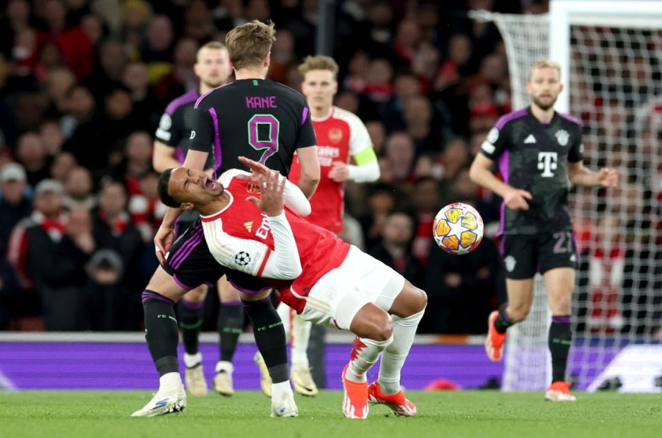 Kane in action against Arsenal  (EPA)