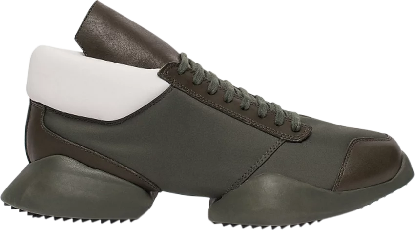 Rick Owens x Adidas Vicious Runner in 'Earth Green, rick owens, adidas, adidas runner