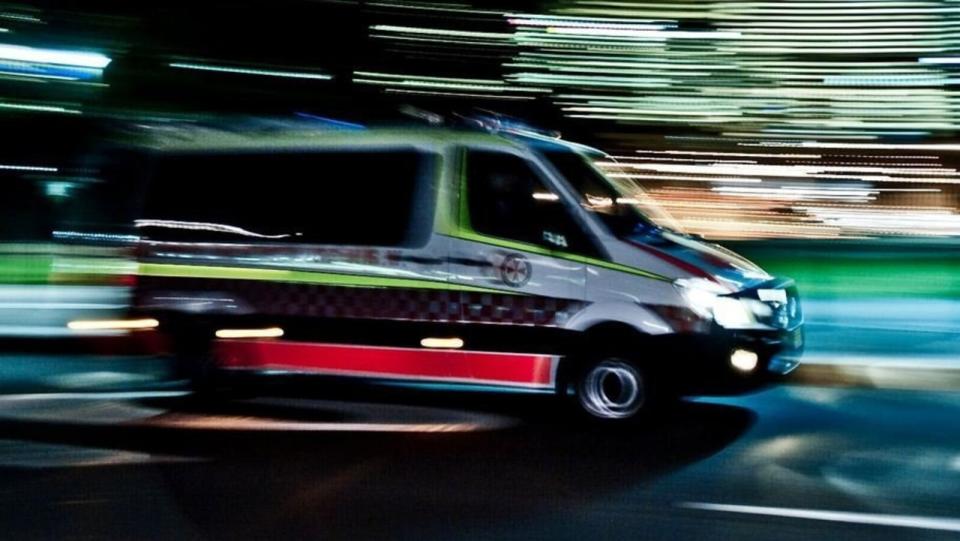 Paramedics rushed to the scene of the assault just after 2am. Picture: Supplied