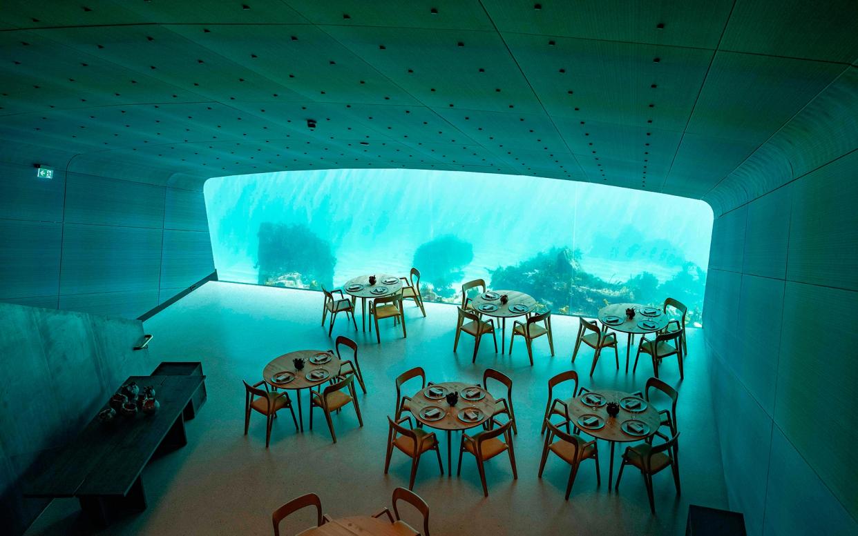 This is Europe’s first submerged dining space