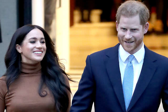 The Duke And Duchess Of Sussex Visit Canada House