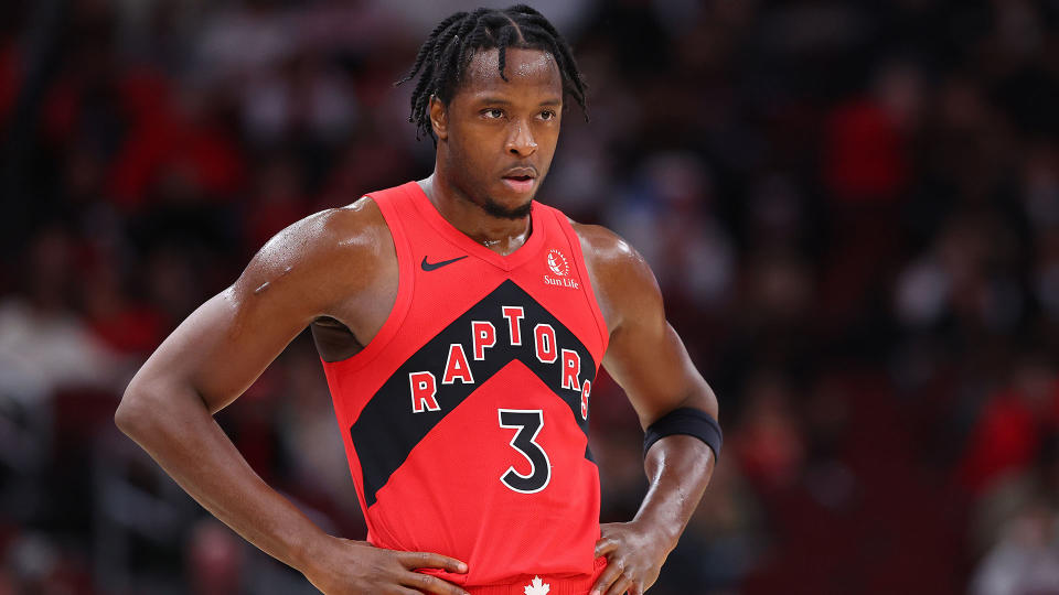 Raptors' OG Anunoby is proving why he's one of the best defensive players in the NBA. (Photo by Michael Reaves/Getty Images)