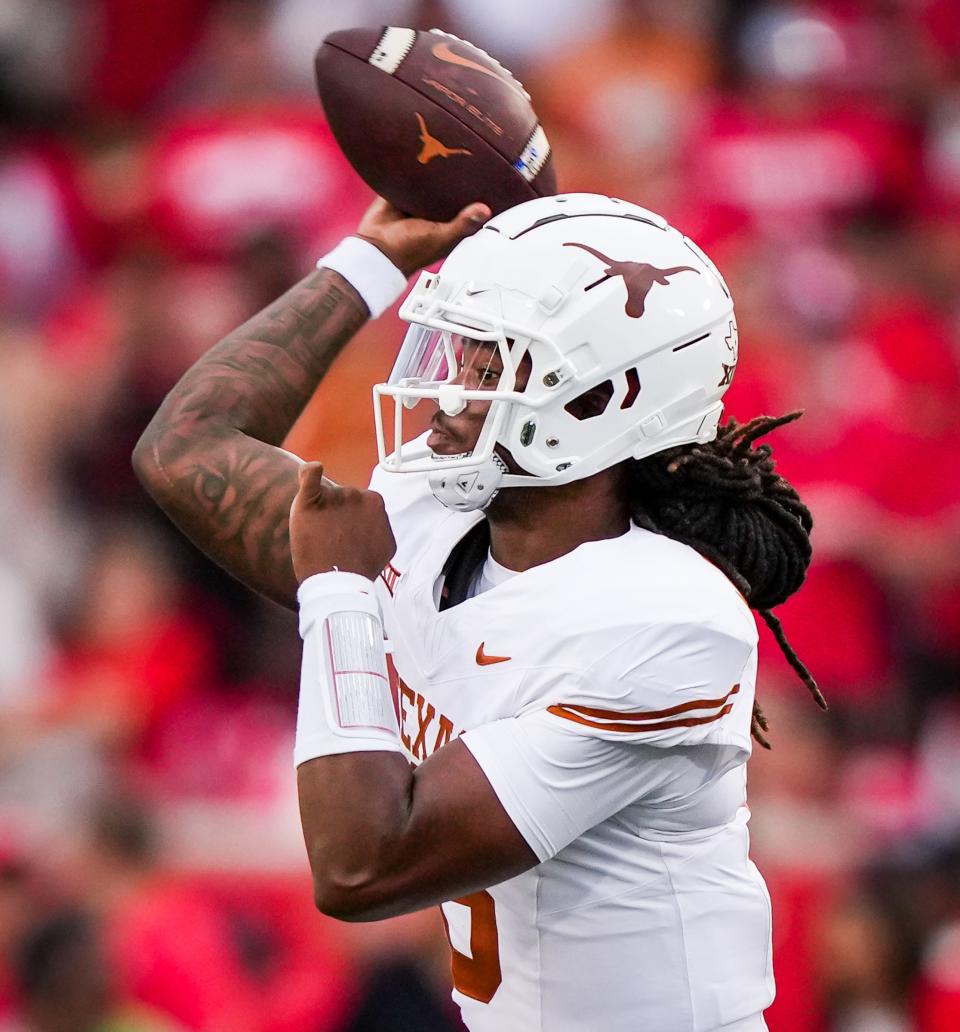 Texas backup quarterback Maalik Murphy came off the bench to lead the Longhorns' final two drives in Saturday's 31-24 win over Houston. The second drive leaned on the running game and saw CJ Baxter score the winning touchdown.