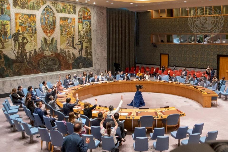 聯合國安理會。 (UN Photo/Eskinder Debebe)