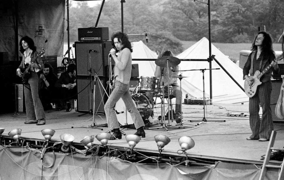 Free onstage in 1970