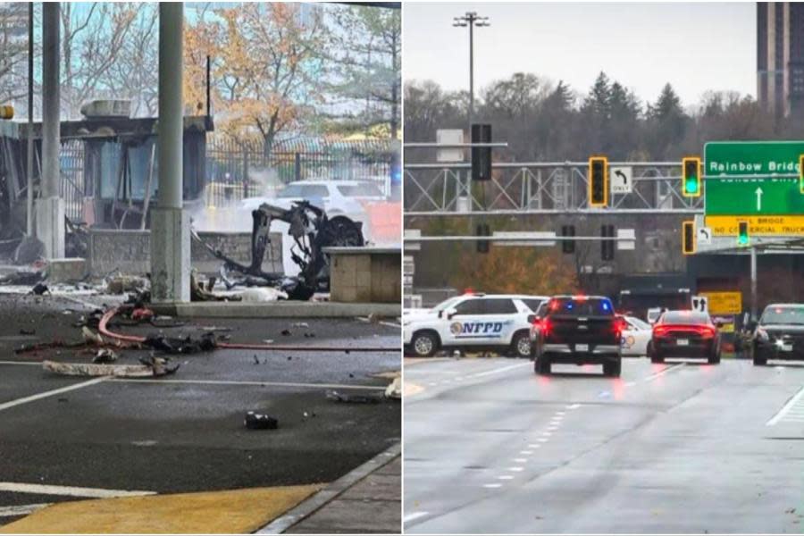 Vehículo explota en puente fronterizo entre Estados Unidos y Canadá