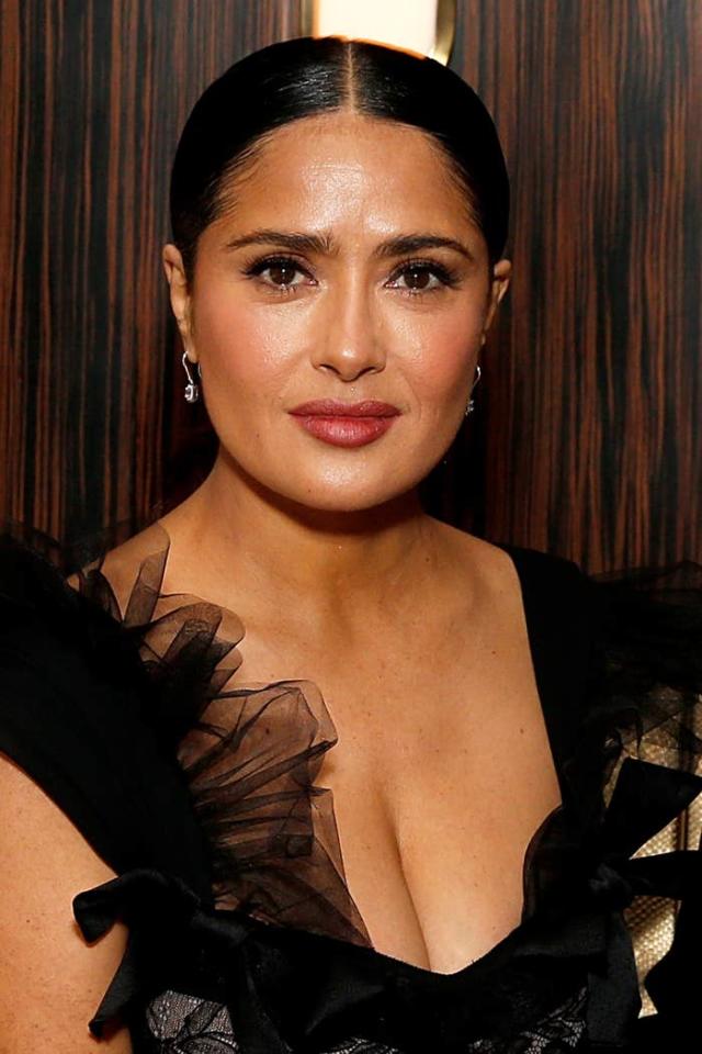 Salma Hayek Just Took Naked Dresses To A Whole Other Level With What She Wore To The Magic Mike 