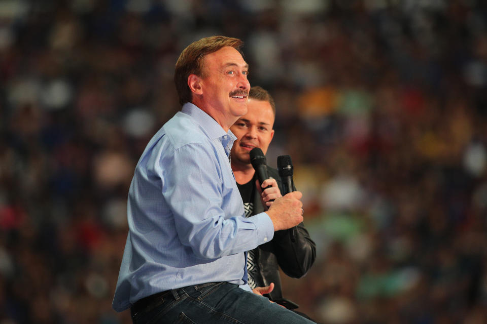 MyPillow CEO Mike Lindell. (Adam Bettcher via Getty Images)