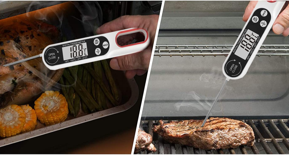 The Digital Instant Read Meat Thermometer is on sale with Amazon Canada's Lightning Deal. Image via Amazon.