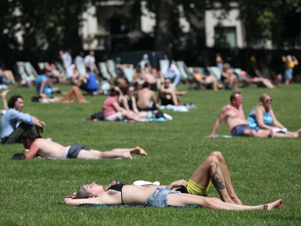 Britain could see its hottest day ever recorded during the heatwave this week, according to the Met Office.Temperatures are predicted to rise to 37C on Thursday as children enjoy the start of the school summer holidays.Forecasters said the July record of 36.7C could be beaten and that the all-time record of 38.5C, set in Faversham in August 2003, was also “under threat”.However the soaring temperatures – caused by the jet stream pushing hot air up from southern Europe – will pose a health risk to vulnerable groups, such as older people and infants.Public Health England has already issued an amber heat-health warning – one level below a “national emergency” red warning.“Our advice to the public is to think now about anyone you know who may feel the ill-effects of hot weather – older people, those with heart and lung conditions and young children – and consider what help they may need,” said a spokesperson.Official statistics showed there were nearly 700 more recorded deaths than average during the 15-day peak heatwave in June and July last year.England’s chief nurse also urged people to check on their neighbours, while Asthma UK urged sufferers to keep up their medication.Ruth May, chief nursing officer for England, said: “Like lots of people I’m looking forward to having fun in the sun with family and friends this weekend, but nobody wants to spend a pleasant day stuck in a hospital or urgent treatment centre.“It’s really important to take simple precautions like drinking plenty of water, using high-factor sunscreen and remembering to take allergy medication if you need it – as is making sure to check in on neighbours and loved ones who can suffer the most from heat and pollen.”Nicola Maxey, a Met Office spokesperson, said the high humidity and warm nights will play a part in increasing the health risk, as there will be little break from the heat for people who suffer from long-term illnesses, such as breathing and heart conditions.> Where is the hot weather coming from? Find out below 👇 pic.twitter.com/XtHf2xroEP> > — Met Office (@metoffice) > > July 22, 2019She added that there was a “small risk that [the UK’s all-time record] may also be under threat”, particularly in London and southeast England.“There’s some uncertainty though on just how long the heatwave conditions will last for,” the forecaster added. “It looks most likely that, at least by Saturday, most areas will see a bit of a drop in temperatures.“There’s still a lot of sunshine around for the weekend and temperatures probably look to be not quite as hot, but with a summery feel staying for the weekend.”Chief meteorologist Paul Gundersen also said that the high temperatures would bring the “possibility of records being broken for not only July but also all-time records.”For the majority of the UK, temperatures need to rise to 25C for three consecutive days to be classed as a heatwave.Public Health England has advised people to stay out of the sun, stay hydrated and keep their homes cool by shading windows in the event of extreme heat.Agencies contributed to this report