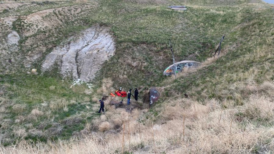 Eight teens were rescued from an abandoned missile silo near Deer Trail Sunday (Credit: Arapahoe County Sheriff’s Office)