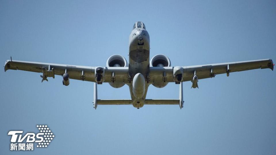 美軍派出A-10攻擊機參與北約聯合軍演。（圖／達志影像美聯社）