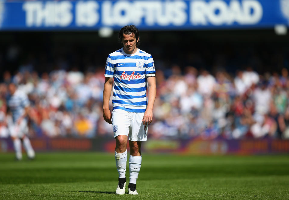 Joey Barton during the Barclays Premier League match between Queens Park Rangers and Newcastle United at Loftus Road on May 16, 2015 in London, England.