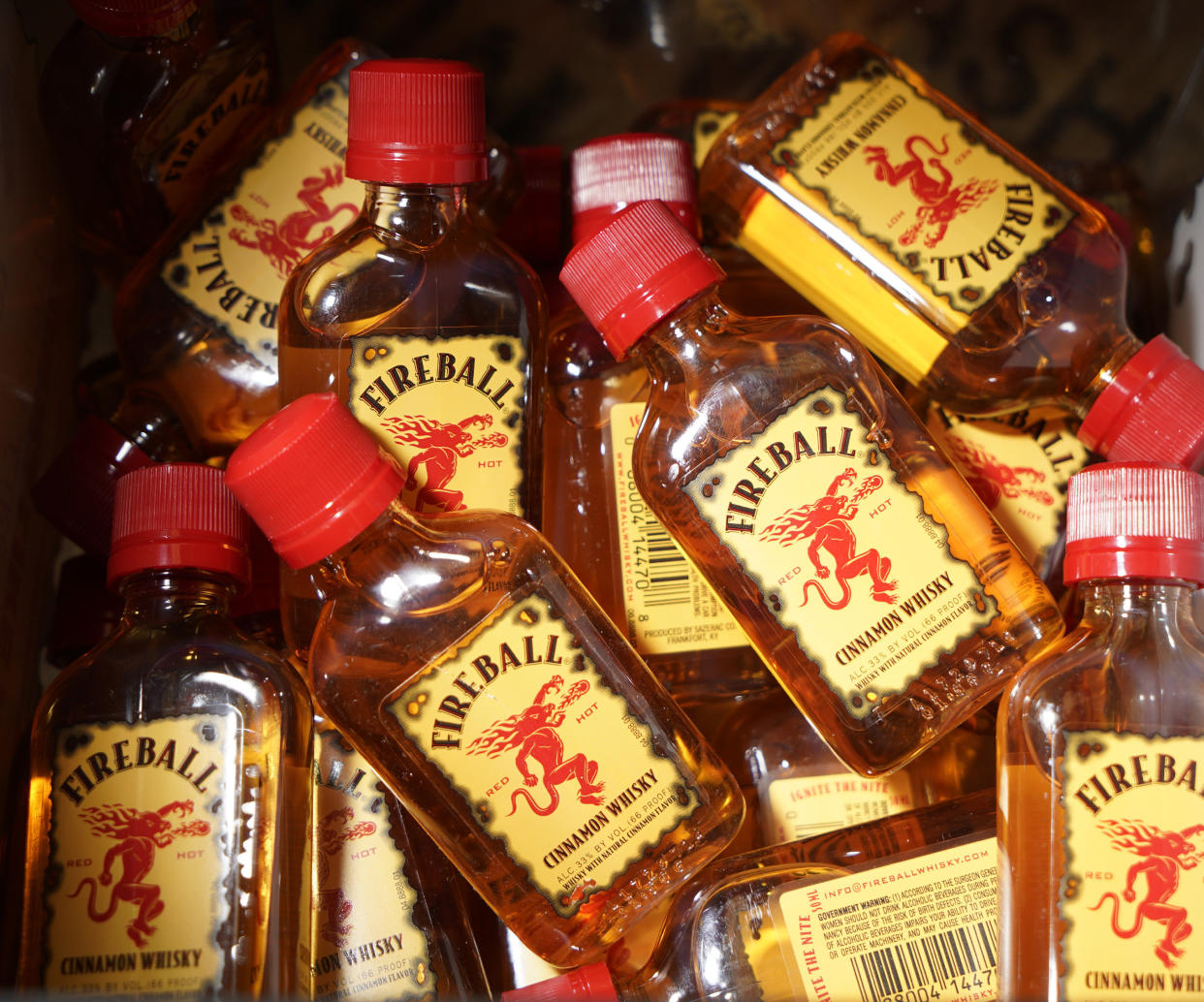 A middle school student in South Carolina stole numerous mini-bottles of Fireball whiskey from his grandfather and proceeded to get drunk at school. (Staff Photo by Gregory Rec/Staff Photographer)