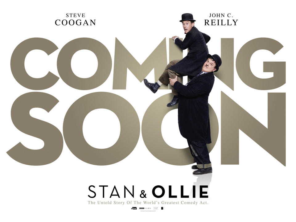 Steve Coogan and John C Reilly are perfectly cast as Laurel and Hardy (eOne UK)