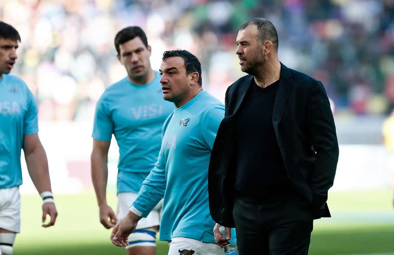 El entrenador de Los Pumas, Michael Cheika